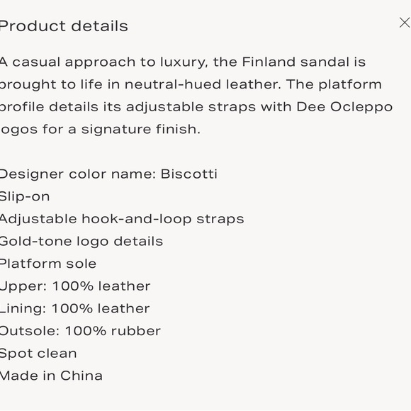 BNWOT Dee Ocleppo Finland II Elegant Tan Women's Sandals size 10 $295 - Picture 3 of 16